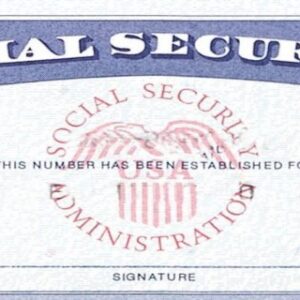 Social Security number for sale